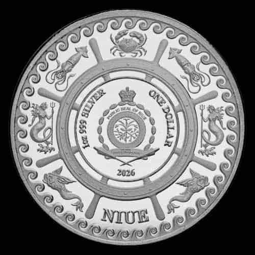 The Kraken Mythical Creatures 1 uncja srebra 2026 - image 2