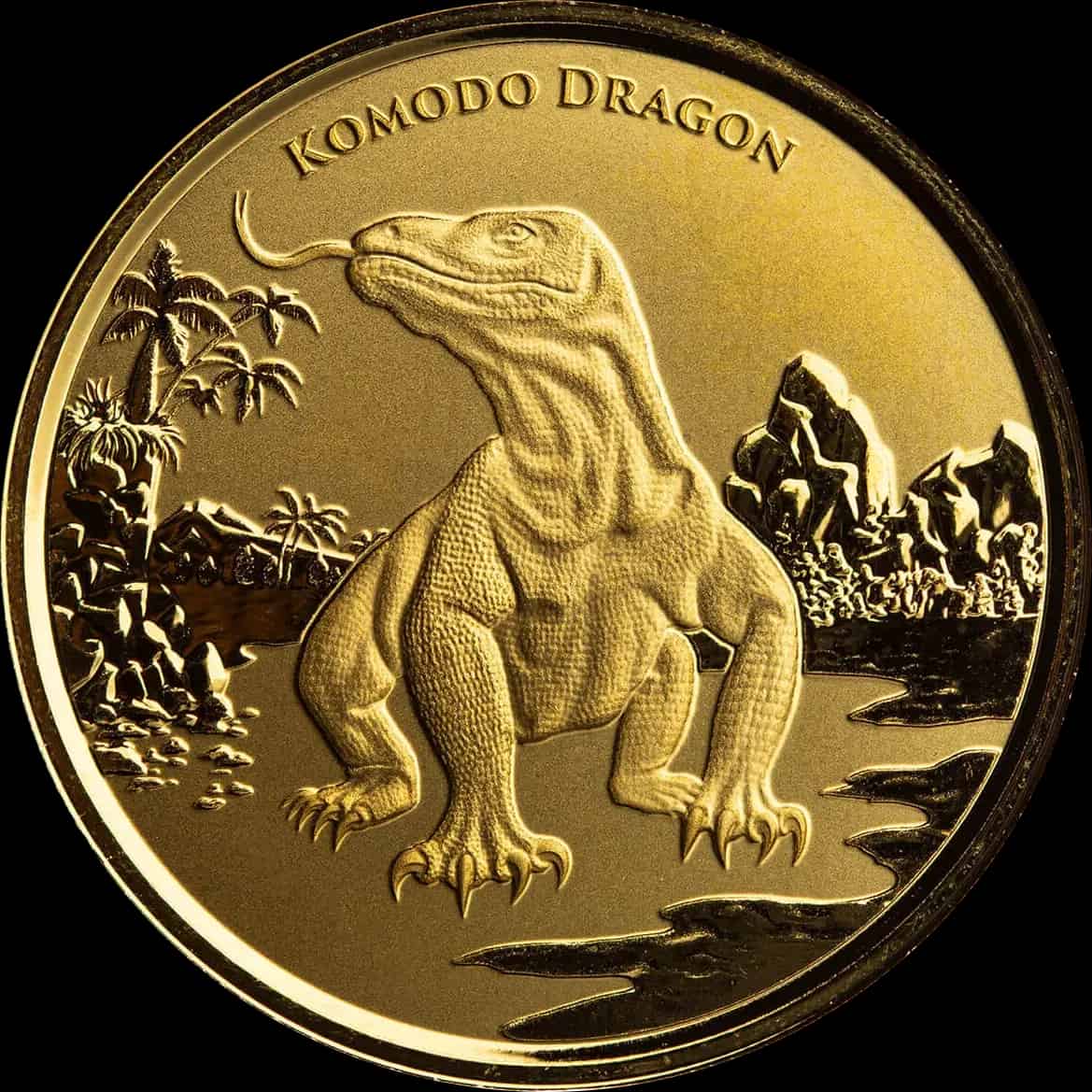 Tokelau Komodo Dragon 1 uncja złota 2022 Proof - image 1