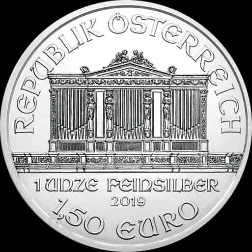 Wiedeński Filharmonik 1 uncja srebra 2019 - image 2