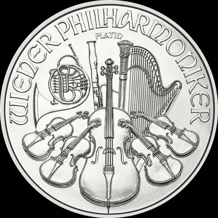 Wiedeński Filharmonik 1 uncja platyny 2024 - image 1