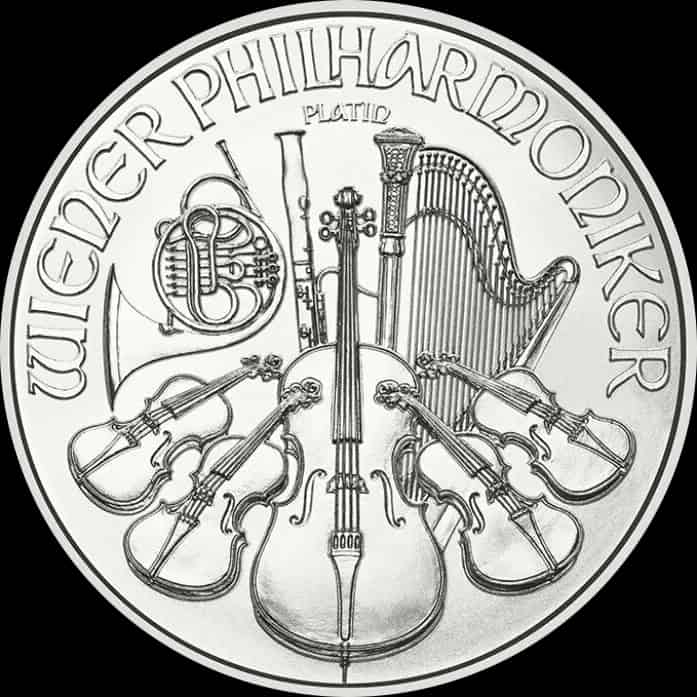 Wiedeński Filharmonik 1 uncja platyny 2025 - image 1