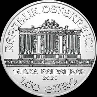 Wiedeński Filharmonik 1 uncja srebra 2020 - image 2
