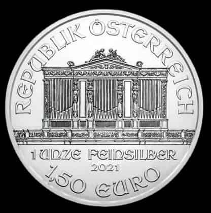 Wiedeński Filharmonik 1 uncja srebra 2021 - image 2