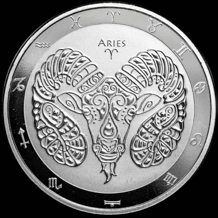 Zodiac - Baran 1 uncja Srebra 2024 - image 1