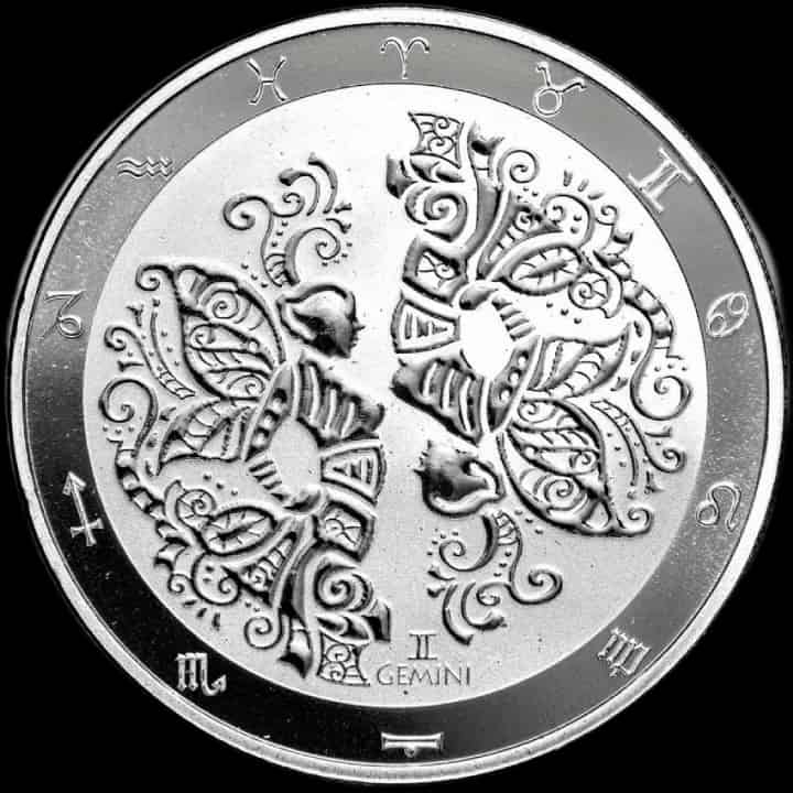 Zodiac - Bliźnięta 1 uncja Srebra 2024 - image 1