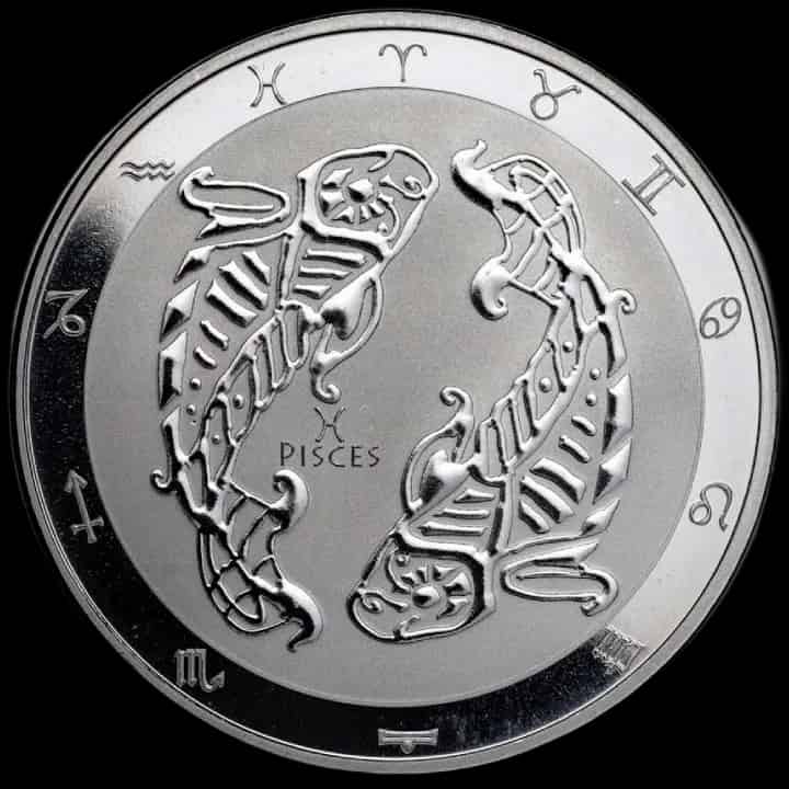 Zodiac - Ryby 1 uncja Srebra 2024 - image 1