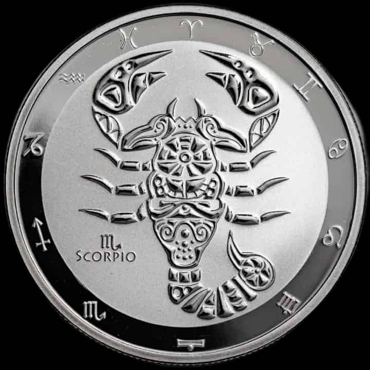 Zodiac - Skorpion 1 uncja Srebra 2024 - image 1