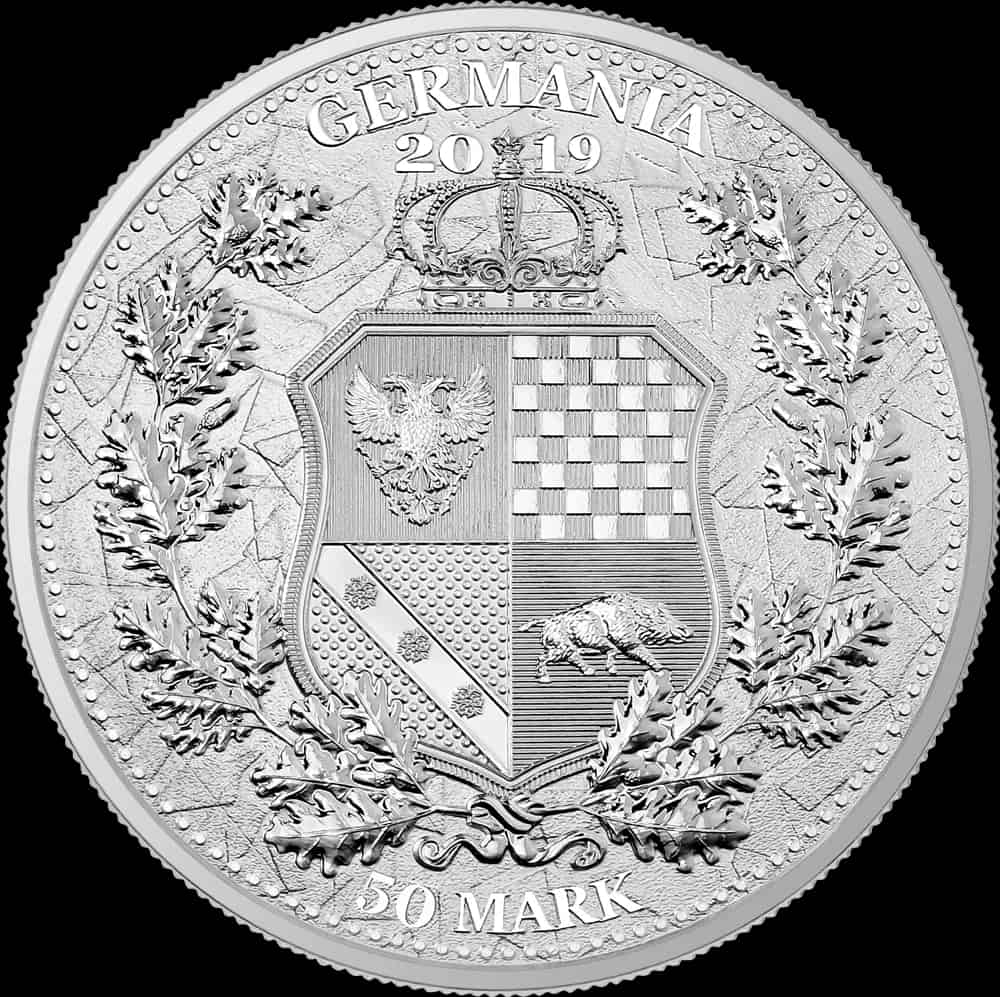 Allegorie: Columbia i Germania 10 uncji srebra 2019 - image 2