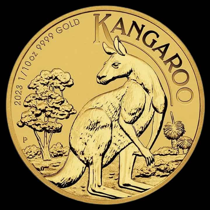 Australijski Kangur 1/10 uncji złota 2023 - image 1