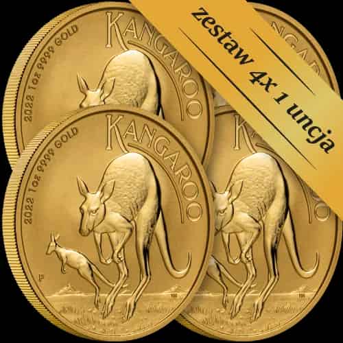 Australijski Kangur zestaw 4 uncji złota 2022 - image 1