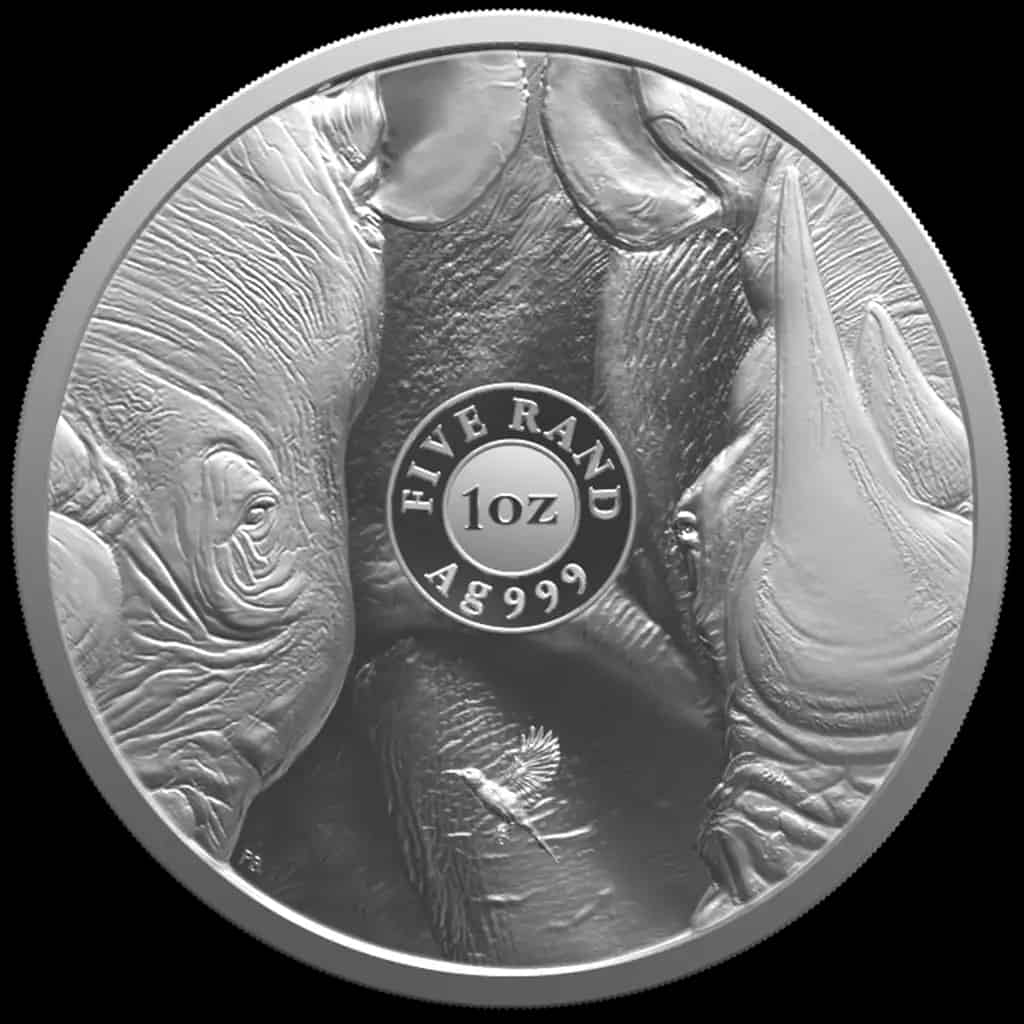 Big Five Nosorożec 1 uncja srebra 2025 - image 2