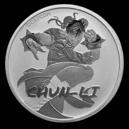Street Fighter Chun-Li 1 uncja srebra 2022 - image 1