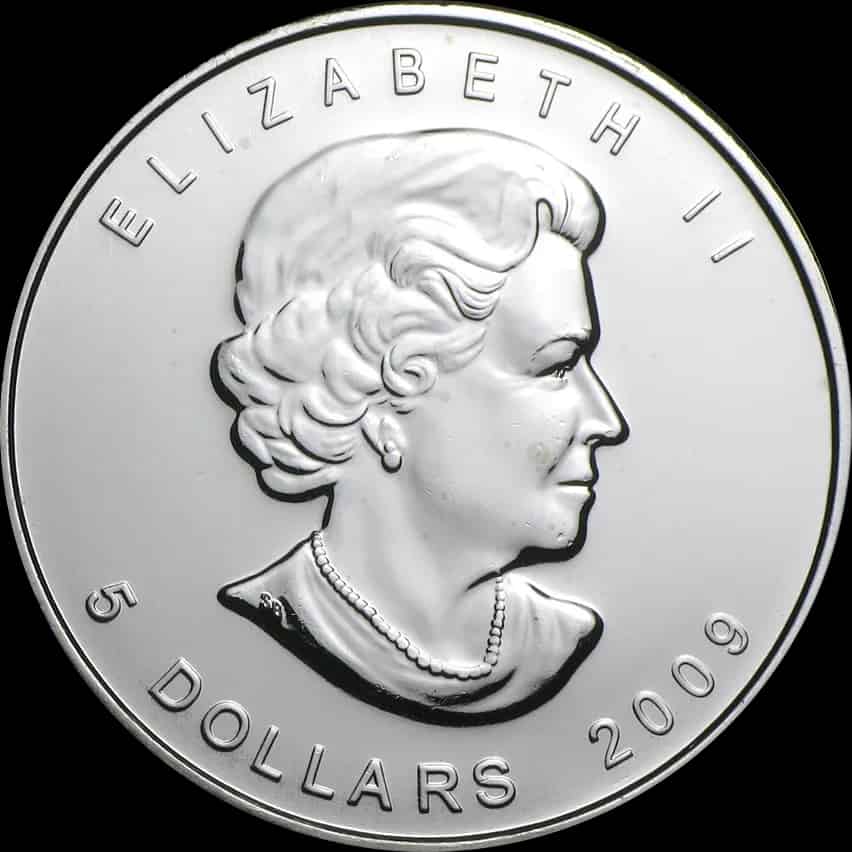 Kanadyjski Liść Klonowy 1 uncja srebra 2009 - image 2
