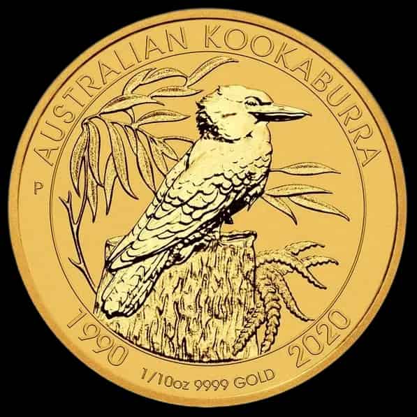 Kookaburra 1/10 uncji złota 2020 - image 1