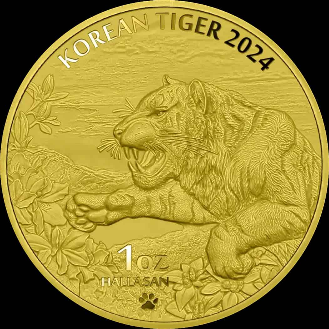 Korean Tiger 1 uncja Złota 2024 - image 1