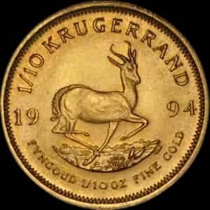 Krugerrand 1/10 uncji złota 1994 - image 1