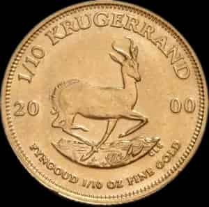 Krugerrand 1/10 uncji złota 2000 - image 1