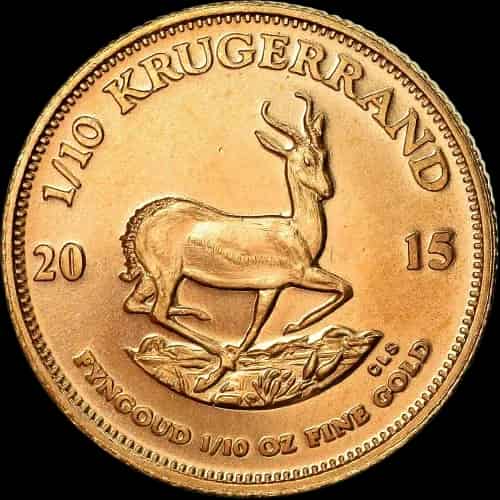 Krugerrand 1/10 uncji złota 2015 - image 1