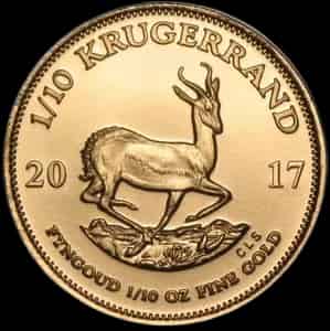 Krugerrand 1/10 uncji złota 2017 - image 1