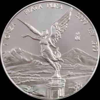 Mexican Libertad 1 uncja Srebra Losowe Lata - image 1