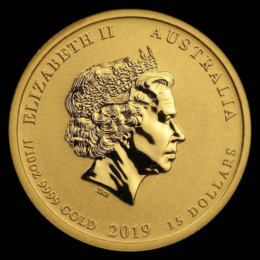 Lunar II Rok Świni 1/10 uncji Złota 2019 - image 2