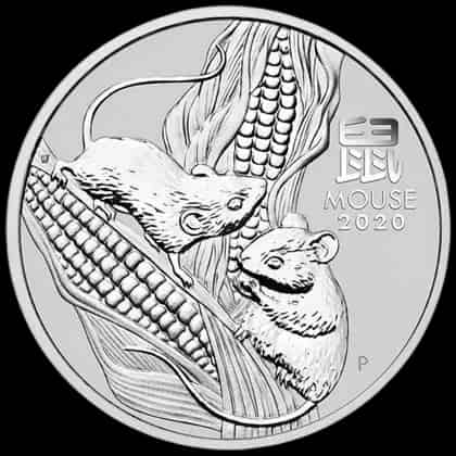 Lunar III Rok Myszy 1 uncja srebra 2020 - image 1