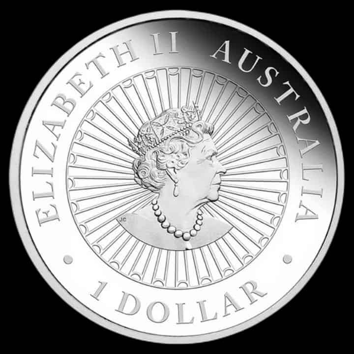 Lunar Rok Królika 1 uncja srebra 2023 Proof Opal - image 2