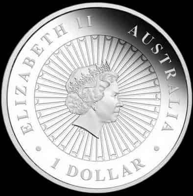 Lunar Rok Małpy 1 uncja srebra 2016 Proof Opal - image 2