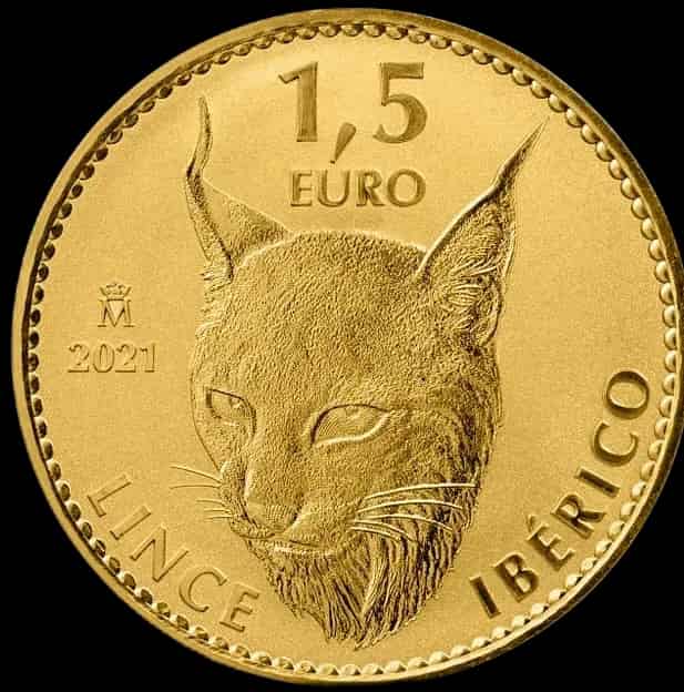 Hiszpański Ryś Iberyjski 1 uncja złota 2021 - image 1