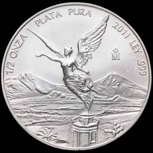 Mexican Libertad 1/2 uncji srebra 2011 - image 1