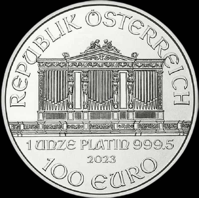 Wiedeński Filharmonik 1 uncja platyny 2023 - image 2