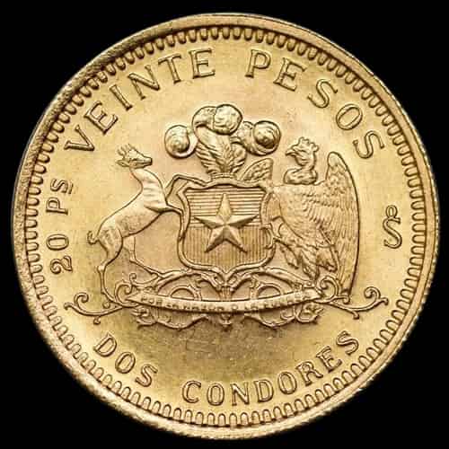 Złota Moneta Chile 20 Pesos - image 1