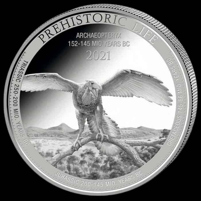 Prehistoric Life - Archaeopteryx 1 uncja Srebra 2021 - image 1