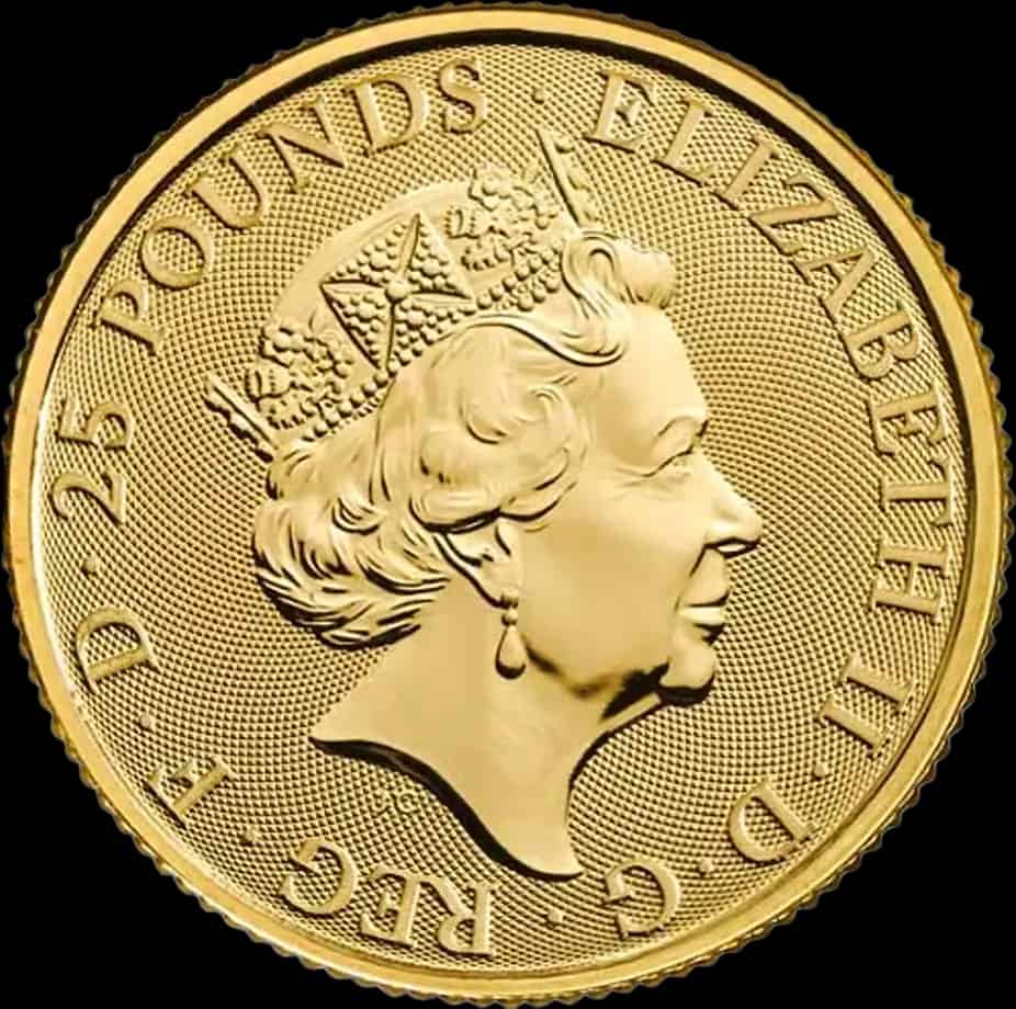The Royal Tudor Beasts: Lion Of England 1/4 uncji złota 2022 - image 2