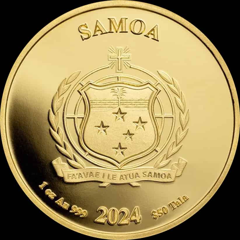 Samoa: Monopoly 1 uncja Złota 2024 - image 2