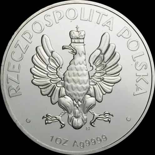 Jadwiga Głowa Kobiety 1 uncja Srebra - image 2
