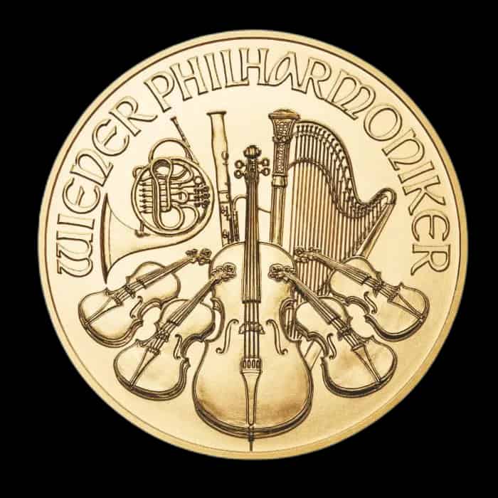 Wiedeński Filharmonik 1/10 uncji złota 2022 - image 1