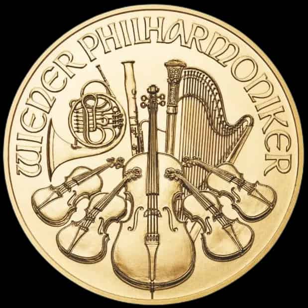 Wiedeński Filharmonik 1/4 uncji złota 2022 - image 1