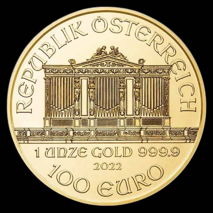 Wiedeński Filharmonik 1 uncja złota 2022 - image 2