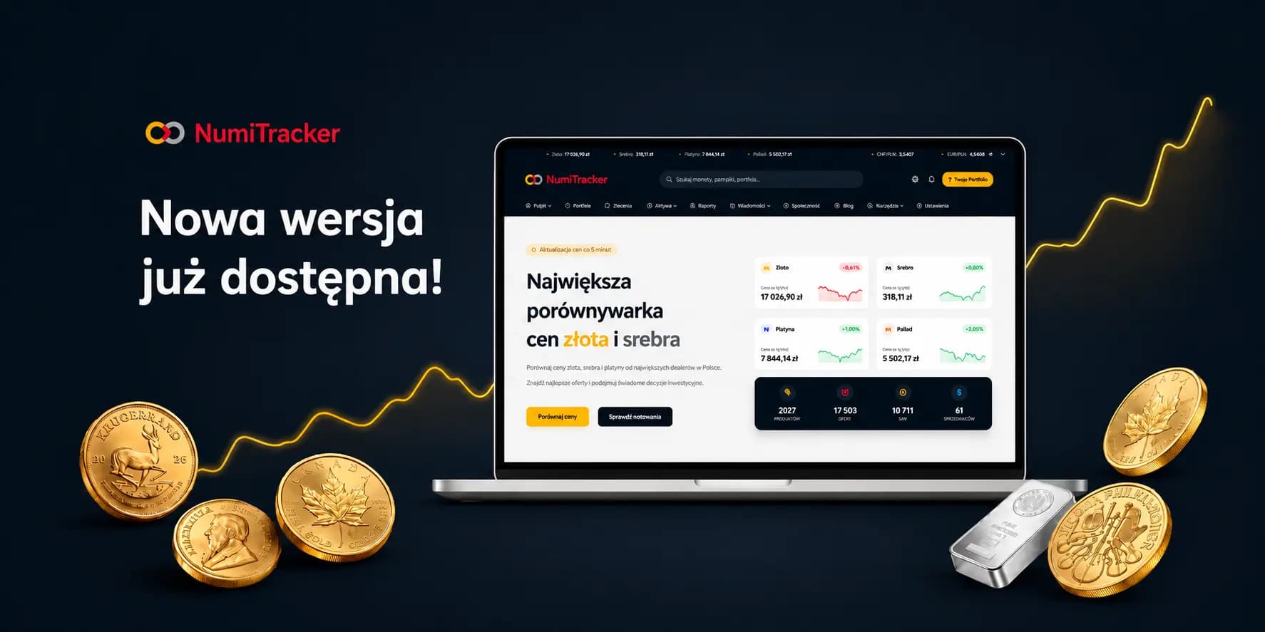 Nowy NumiTracker już dostępny — poznaj odświeżoną platformę