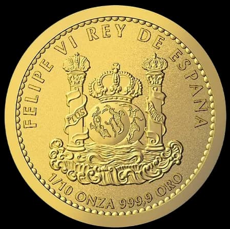 Hiszpański Ryś Iberyjski 1/10 uncji złota 2021 - Back