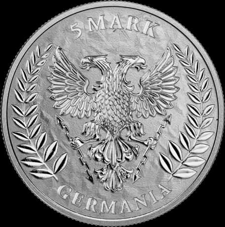 Germania 1 uncja Srebra 2019 - Back