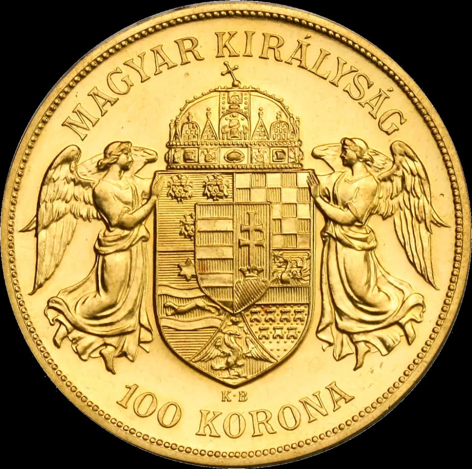100 Koron Węgierskich Franciszek Józef I - Back