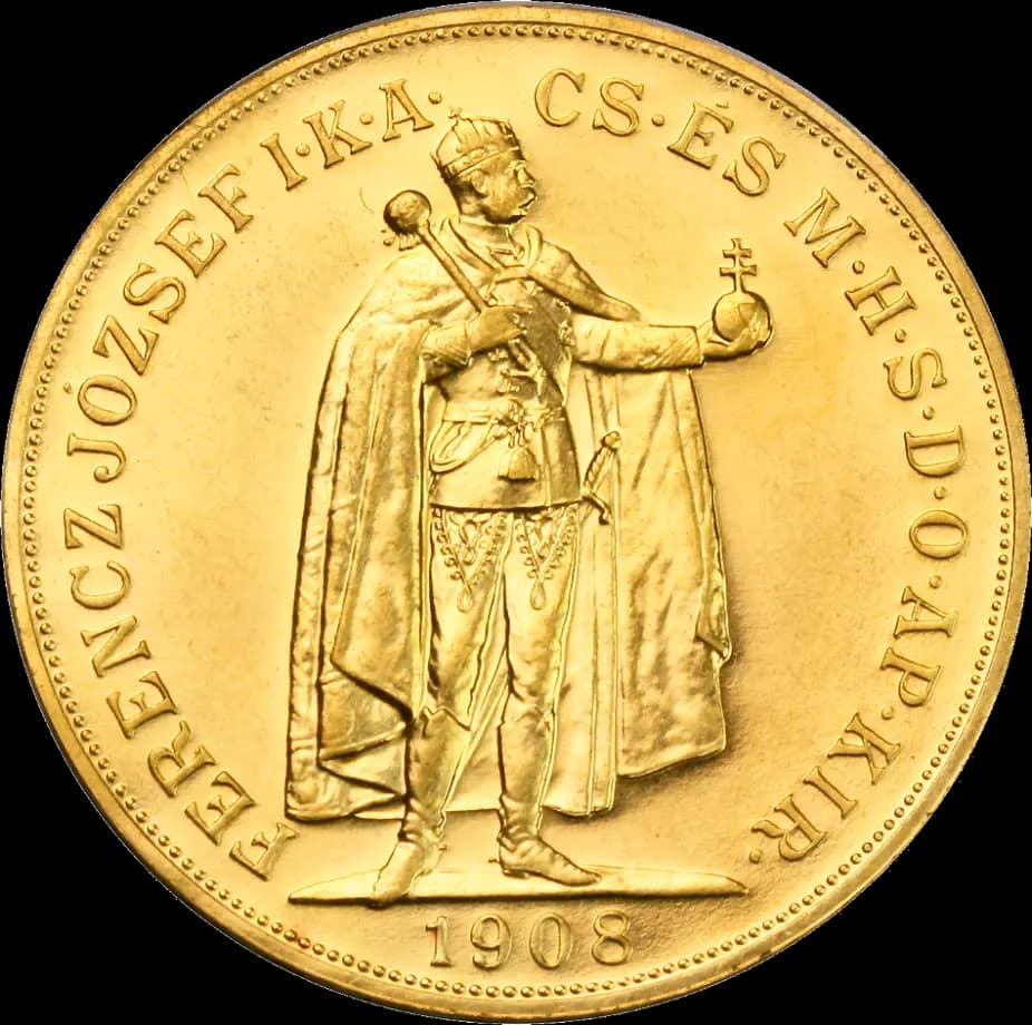 100 Koron Węgierskich Franciszek Józef I - Front