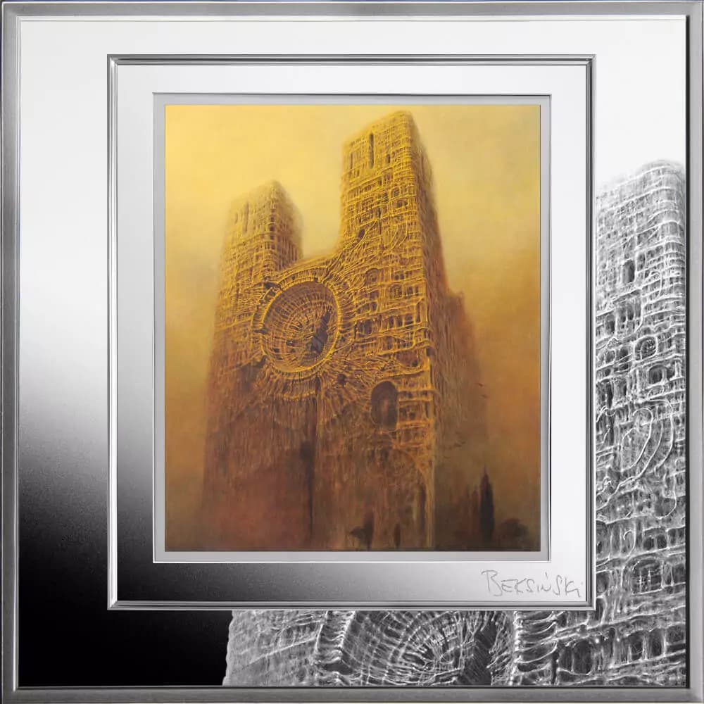 Beksiński - Katedra 1 uncja Srebra 2024 - Front