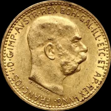 10 Koron Austriackich - Front