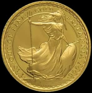 Britannia 1/10 uncji Złota 1995 - Front
