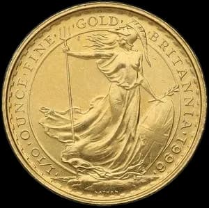 Britannia 1/10 uncji Złota 1996 - Front