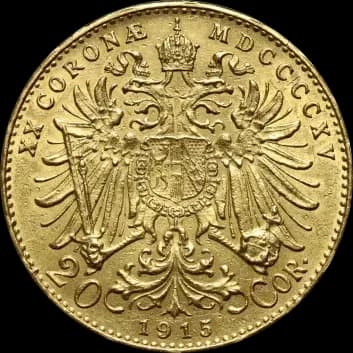 20 Koron Austriackich Nowe Bicie Mennicze - Back