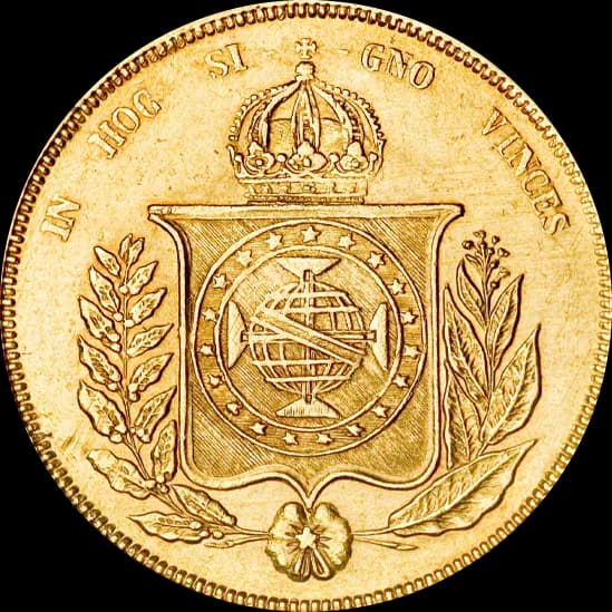 Brazylijskie 20 000 Reis Pedro II - Back